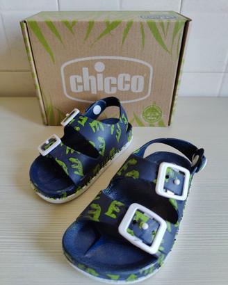 Scarpe Bambino Chicco 23 Sandalo Blu T-REX