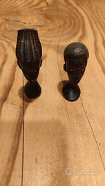 Statuette africane in legno