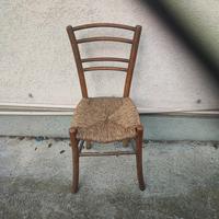 sedia impagliata vintag