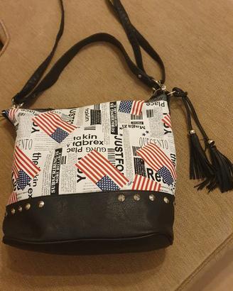 BORSA TRACOLLA  Stile "America"