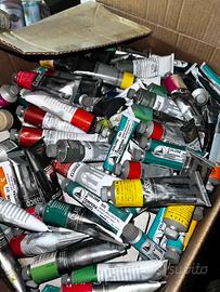 Colore a tempera / olio + Pennelli