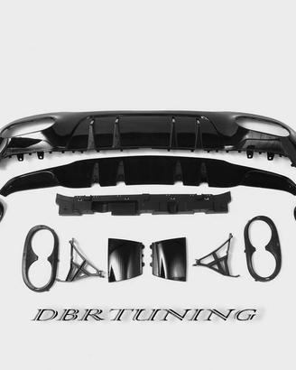 Diffusore Mercedes W177 18-22 Look AMG A45