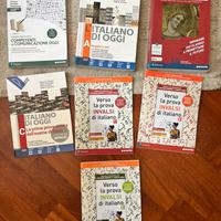 set di libri di italiano per liceo