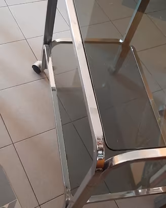 Tavolino TV carrello con ruote mobiletto