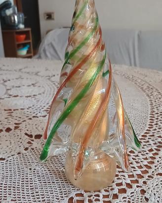 Alberello in vetro di Murano vintage anni 70