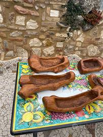 Ciotole artigianali in ulivo