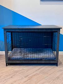 Kennel arredo legno 98cm doppio ingresso