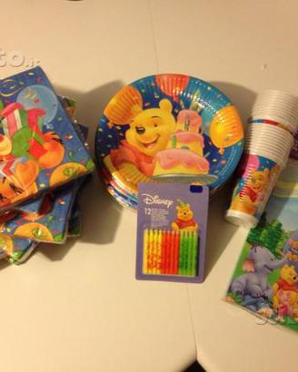 Kit coordinato party compleanno winnie the pooh