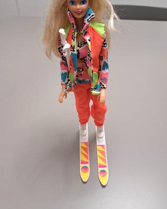 Barbie con completino Ski Fun 