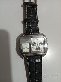 OROLOGIO DA POLSO -DOPPIO QUADRANTE - UK DUAL TIME