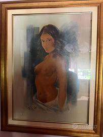 Nudo femminile a mezzo busto