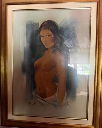 Nudo femminile a mezzo busto