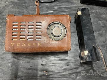 Radio d'epoca Voxson Zephir 4 Transistor funzionan