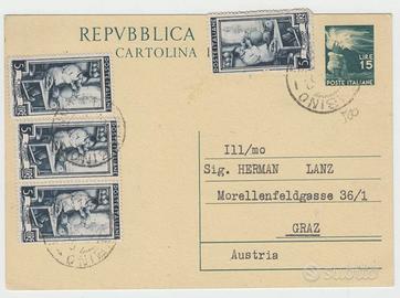 RARISSIMO 4 FRANCOBOLLI LIRE 5 IL TORNIO (TOSCANA)