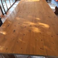 tavolo in pino massiccio 4 mt