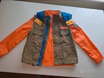 Giacca leggera + gilet 7-8 anni 