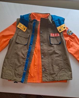 Giacca leggera + gilet 7-8 anni 