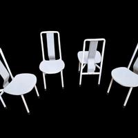 quattro sedie design irma castiglioni zanotta 