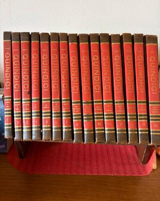 Enciclopedia I QUINDICI con supporto in legno