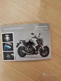 manuale uso e manutenzione Honda CB1000R/RA