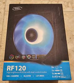 Ventole 12cm RGB Deepcool RF120 3pcs + Controller