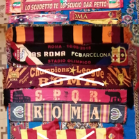 Calcio sciarpa foulard stadio tifoso AS ROMA