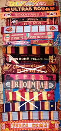 Calcio sciarpa foulard stadio tifoso AS ROMA