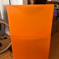 Scarpiera ikea arancione in plastica