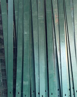 Pannelli da recinzione rigidi verdi + Piantane