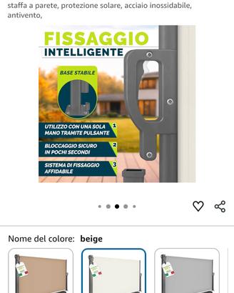 tenda da giardino/terrazzoestensibile e oscurante