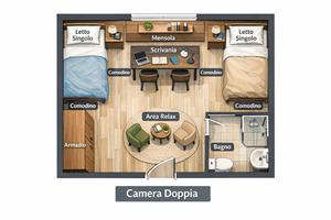 Posto letto in centro