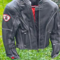 GIUBBOTO MOTO PELLE DONNA SUOMY TAGLIA L