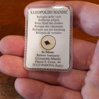 Leopoldo Mandic reliquia delle vesti Santuario Pad
