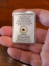 Leopoldo Mandic reliquia delle vesti Santuario Pad