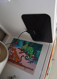 Antenna TV Interna Portatile Digitale Amplificato