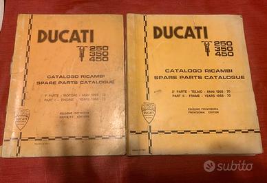Catalogo ricambi Ducati 1 e 2 parte 1968-1970/1973