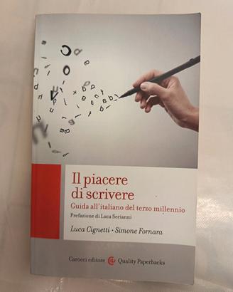 Libro "Il piacere di scrivere" (Cignetti &Fornara)