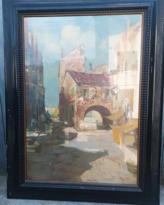 Quadro Achille Bozzato 1930 cm ca 100x70