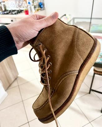RED WING SHOES - POLACCO MOC TOE 8881 - OLIVA