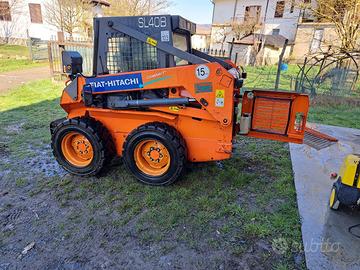 Mini pala fiat hitachi sl 40 b con 1350 ore