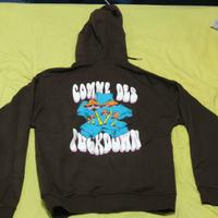 Felpa con cappuccio comme des fuckdown nuova