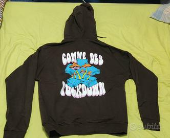 Felpa con cappuccio comme des fuckdown nuova