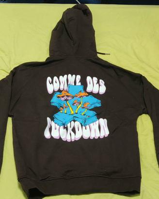 Felpa con cappuccio comme des fuckdown nuova