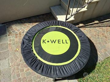 Trampolino Rebound K-Well, ottìmo stato. Trattab.