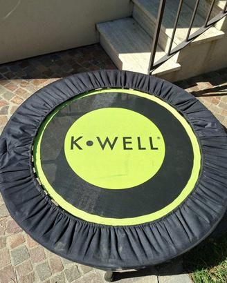 Trampolino Rebound K-Well, ottìmo stato. Trattab.
