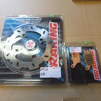 Disco freno dietro e pastiglie braking kawa Z 750