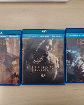 Lo Hobbit Trilogia Blu Ray 3D e Blu Ray 