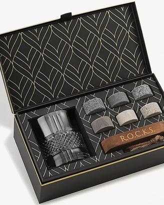 Elegante Set da Whisky "R.O.C.K.S." con Bicchiere
