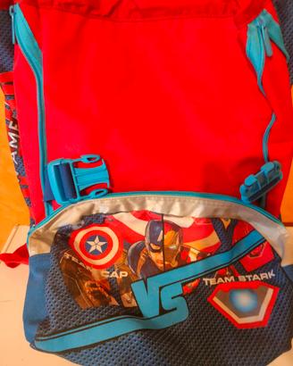 Zaino scuola Captain America Civil  War