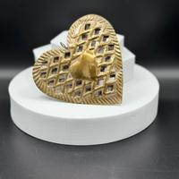 Cuore in metallo decorato